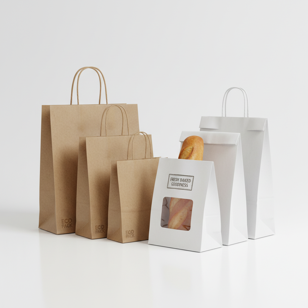 Paper Bags - Shopping and Bakery