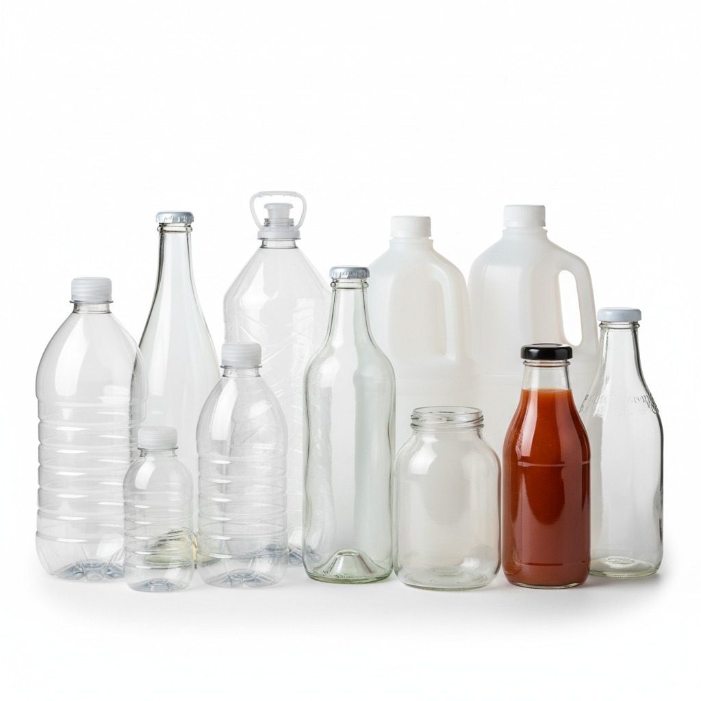 Plastic and Glass Bottles